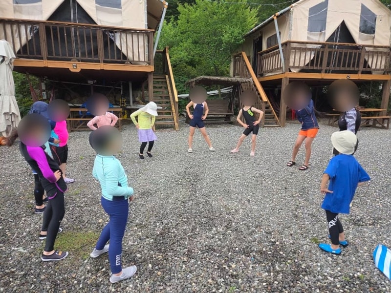 [강원도 횡성]농촌유학 일상 - 1박2일 캠핑 (살구나무글램핑)