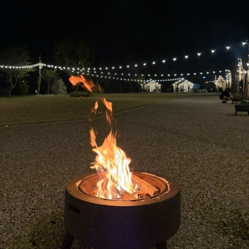 호랑이캠핑 한탄강점 포천 1박 2일 커플 글램핑 여행...