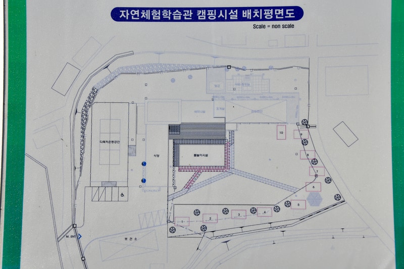 달빛고운 월성캠핑장 배치도 1