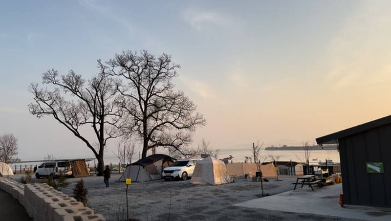 바다노을 캠핑장