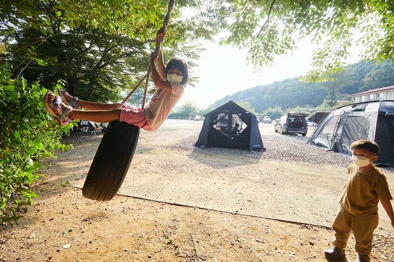 학교안 풍경캠핑장 시설 사진 20
