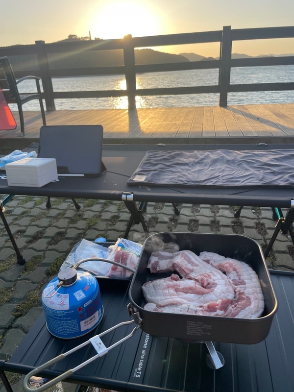 통영여행(첫백패킹)통제영오토캠핑장