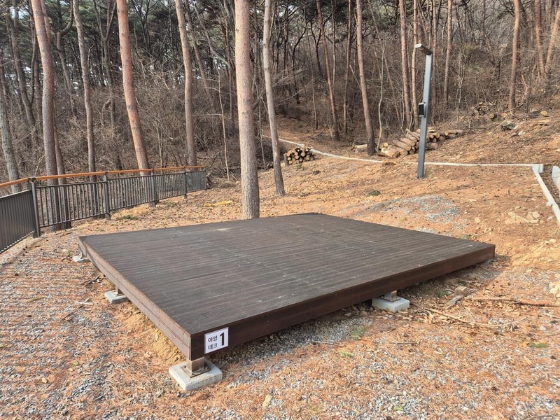 덕적도 자연휴양림 야영장 시설 사진 9