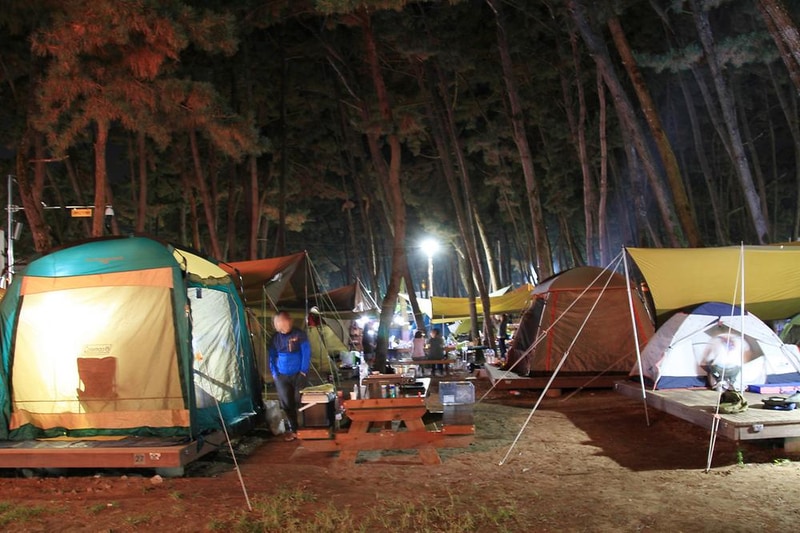 대천해수욕장 야영장 시설 사진 2