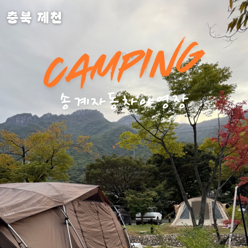 월악산국립공원 송계자동차야영장 대표 사진