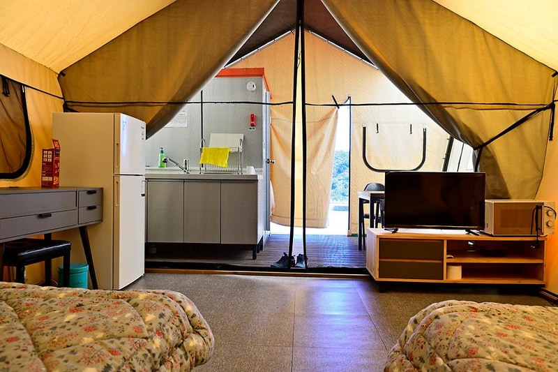 천지 글램핑 시설 사진 9