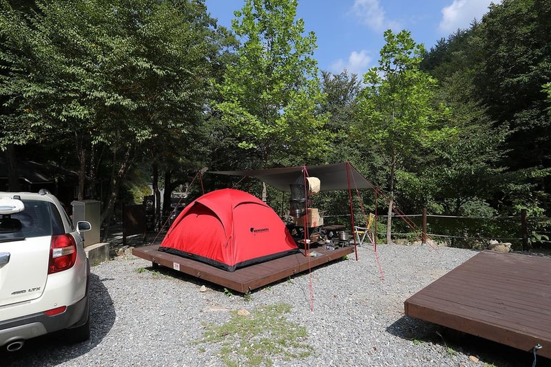 황정산자연휴양림야영장 시설 사진 18