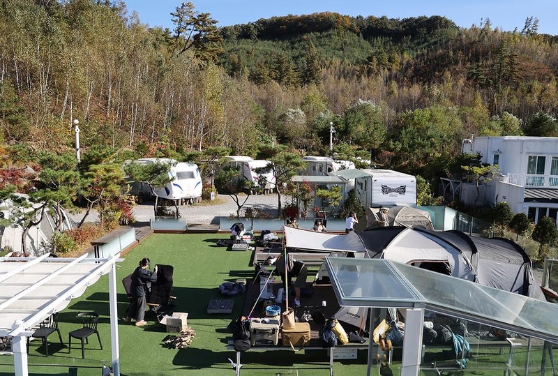 청계호수 자작나무숲 캠핑장 시설 사진 16