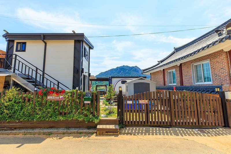 황매산 문워크 카라반 펜션 캠핑 시설 사진 12