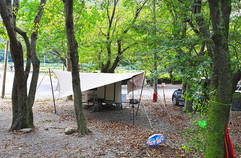 용소유원지 야영장 대표 사진