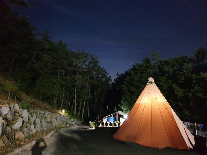 통영 편백숲길관광농원 캠핑장 시설 사진 8