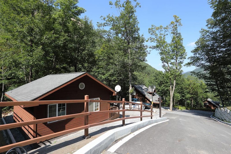 황정산자연휴양림야영장 시설 사진 1