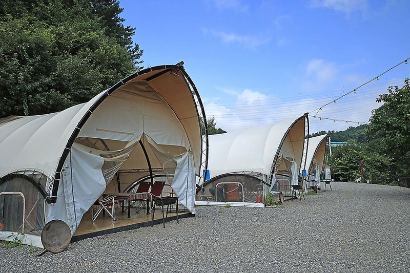 가평 네잎클로버 카라반 글램핑 시설 사진 9