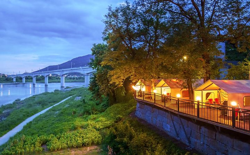 한탄강 카누 캠핑장 대표 사진