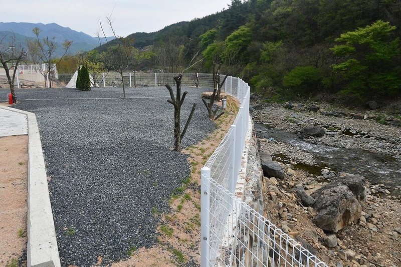 내를 건너서 숲으로 캠핑장 시설 사진 7