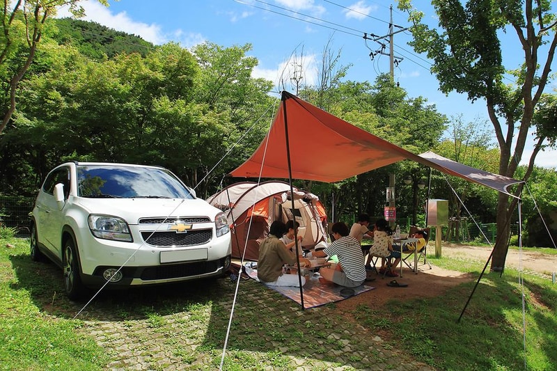 팔공산국립공원 도학 야영장 시설 사진 1