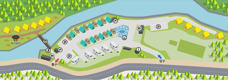 진밭골야영장 시설 사진 31