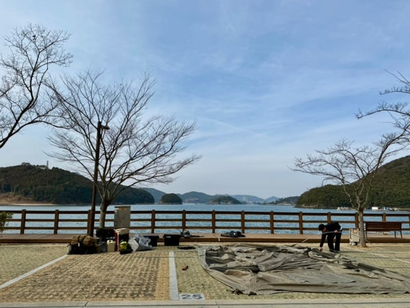 [통영] 한산도 통제영 오토캠핑장 25번 사이트️/한산도...