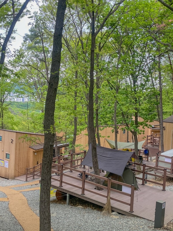 바라산자연휴양림 야영장
