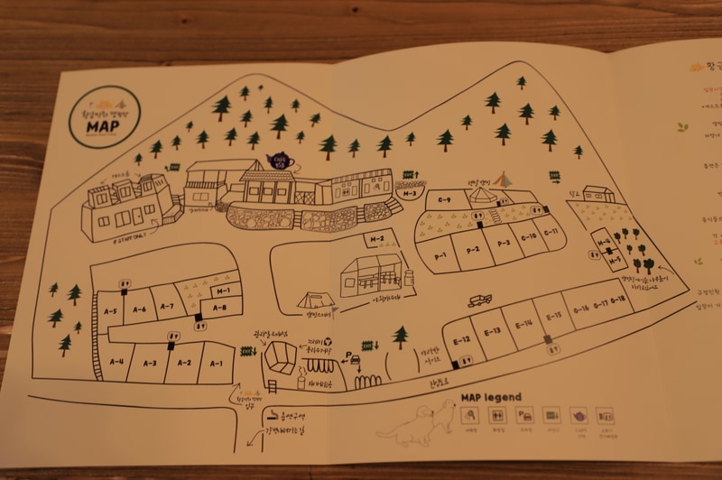 황금박쥐캠핑장 배치도 1