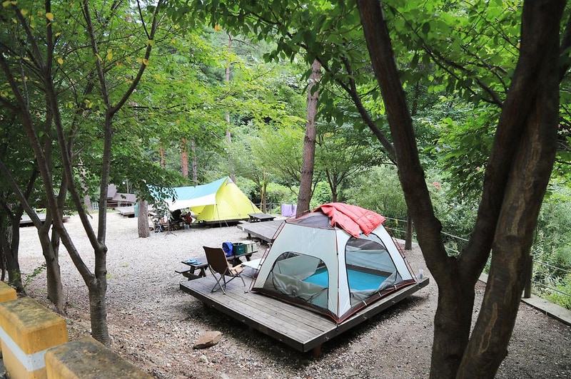 국립검봉산자연휴양림야영장 시설 사진 9
