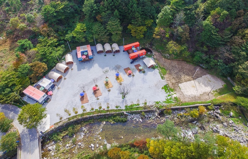 용추글램핑&펜션 배치도 1