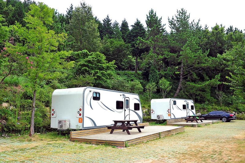 봉황산자연휴양림 야영장 시설 사진 1