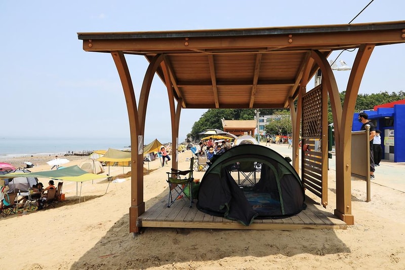 십리포해수욕장 야영장 시설 사진 8