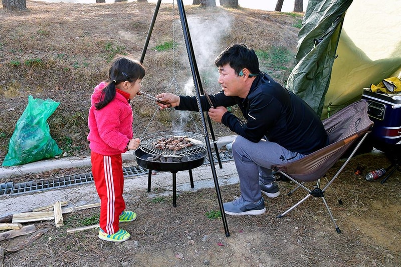 웅천친수공원 야영장 시설 사진 1