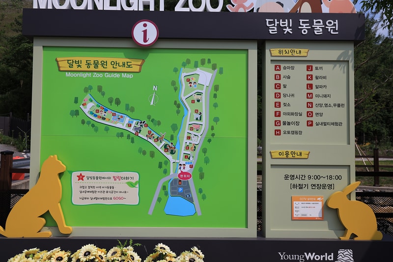 펫힐링 달빛동물원 캠핑장 배치도 1