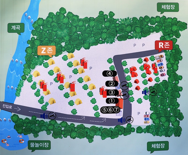 알지캠프266 배치도 1