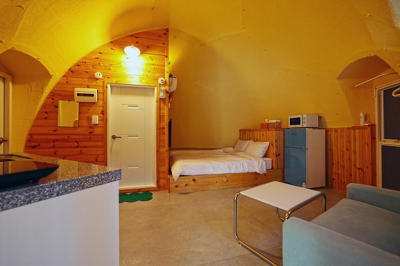 두밀 노천스파 글램핑 시설 사진 4