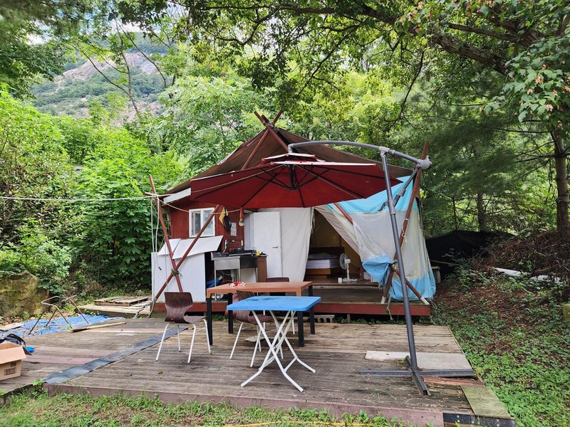 산정호수글램핑 시설 사진 1