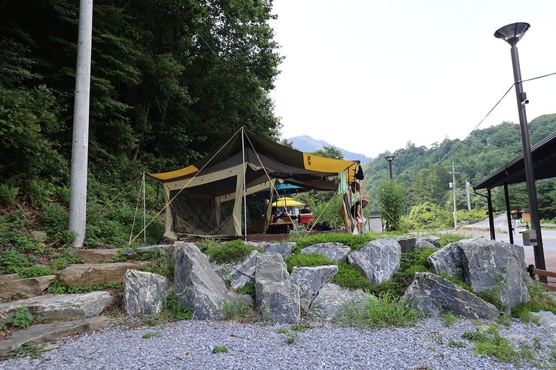 600마지기 가는길 야영장 시설 사진 3