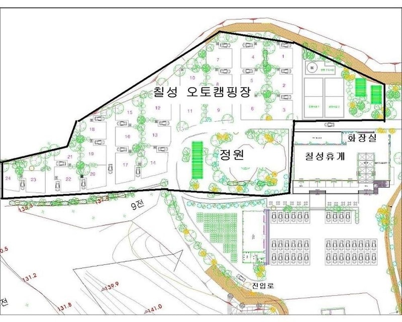 칠성캠핑장 시설 사진 1