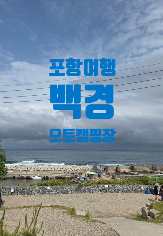 포항 여행)백경오토캠핑장 16번 사이트, 포항물회 영암회식당