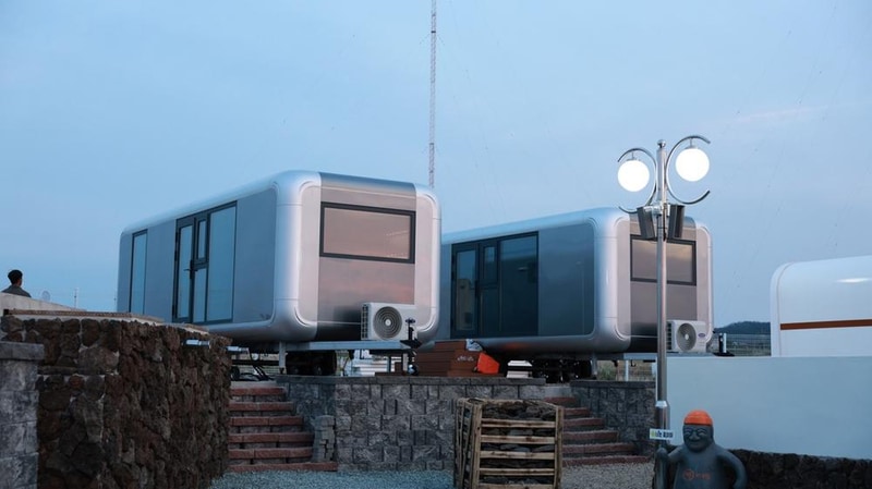 제주인포항 개별 수영장 카라반 시설 사진 3