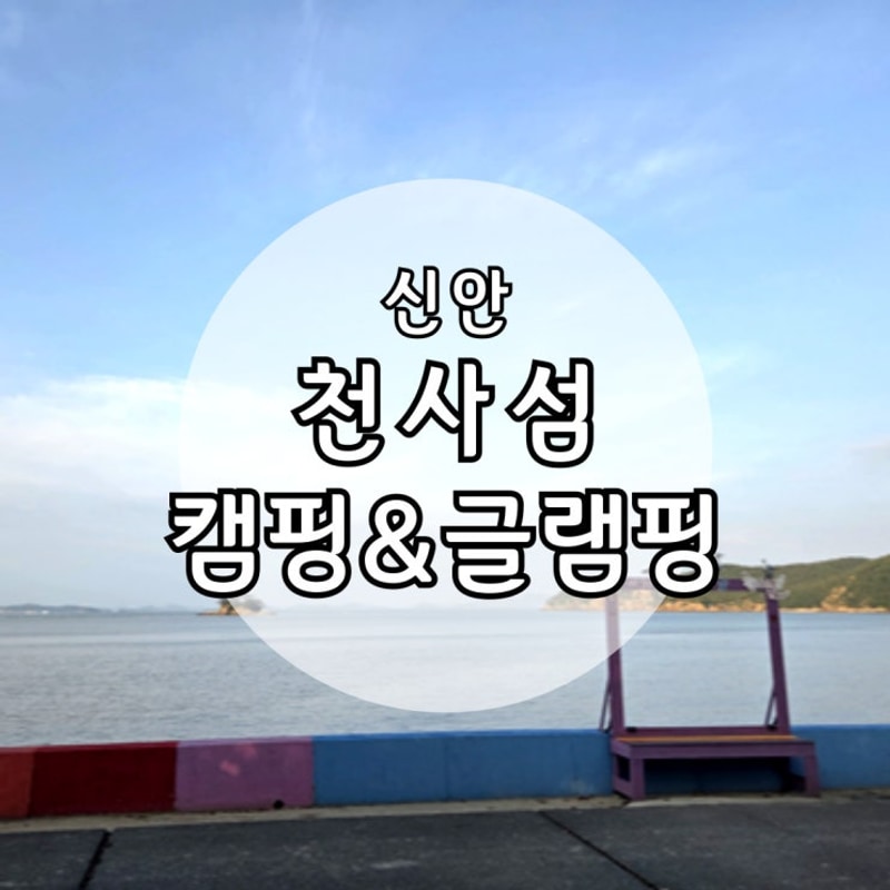 신안 천사섬 캠핑&클램핑 카라반 내돈내산