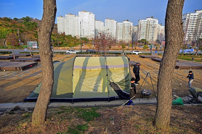 웅천친수공원 야영장 시설 사진 4