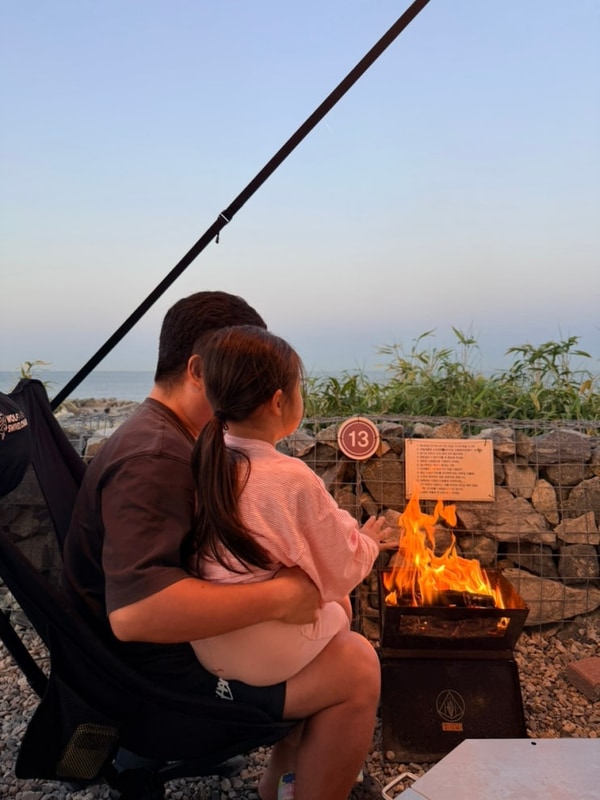 78개월아기/58개월아기/포항캠핑장/백경오토캠핑장/바다뷰...