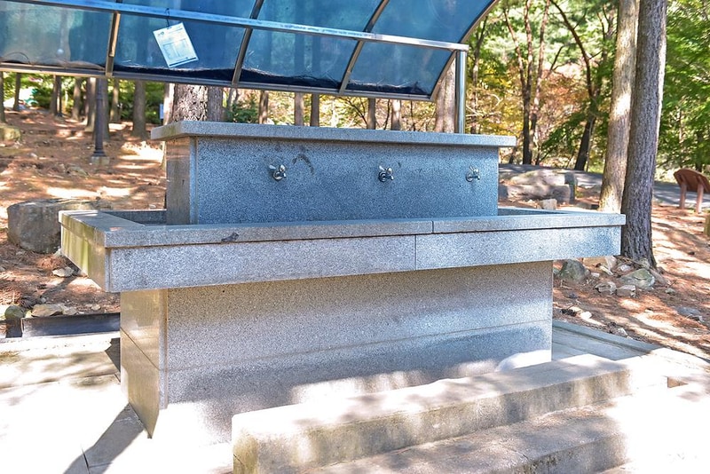 제암산자연휴양림 야영장 시설 사진 1