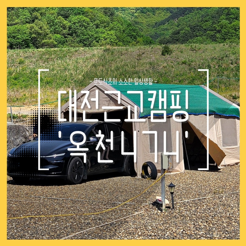 대전 근교 차박 캠핑장 추천 옥천474 오토캠핑장 솔직후기