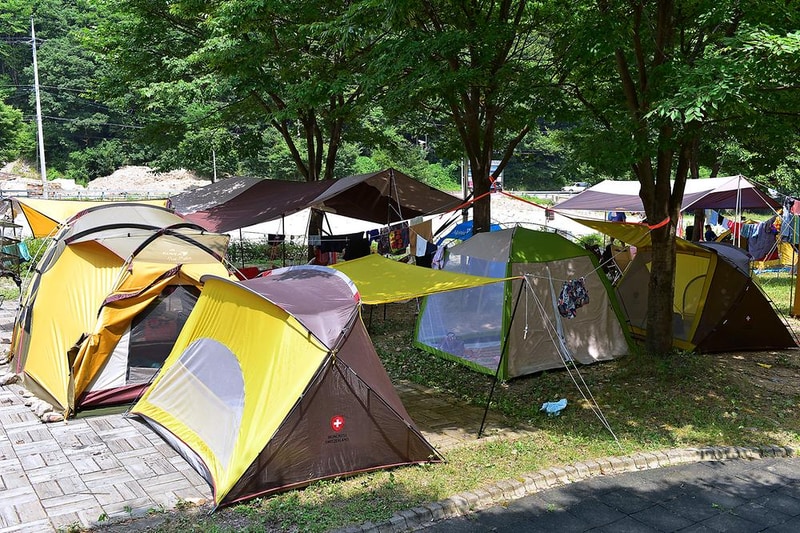 진안군 운일암반일암 관광지 야영장 시설 사진 6