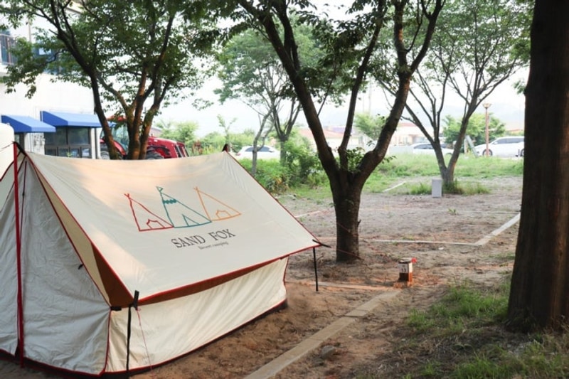 변산해수욕장 야영장