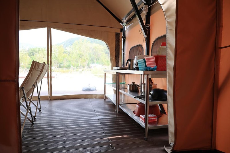 곰취향 가득한 팔랑골 캠핑장 시설 사진 5