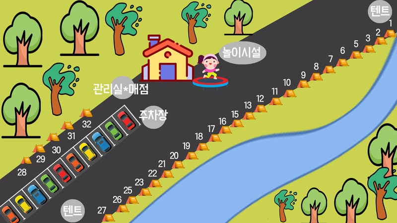 금계관광농원 배치도 1