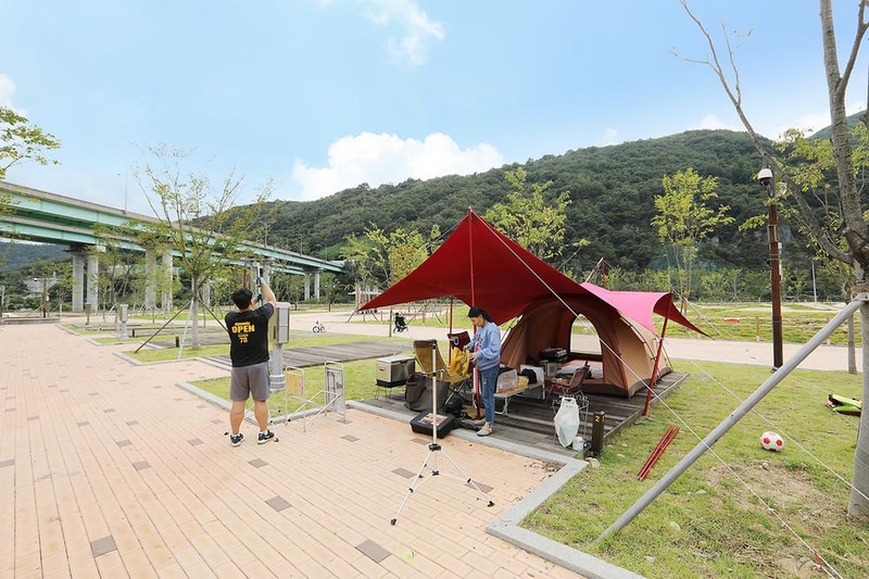 청도군 자전거공원 캠핑장 시설 사진 14