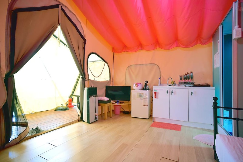 느랭이골 자연휴양림 일반야영장 시설 사진 1