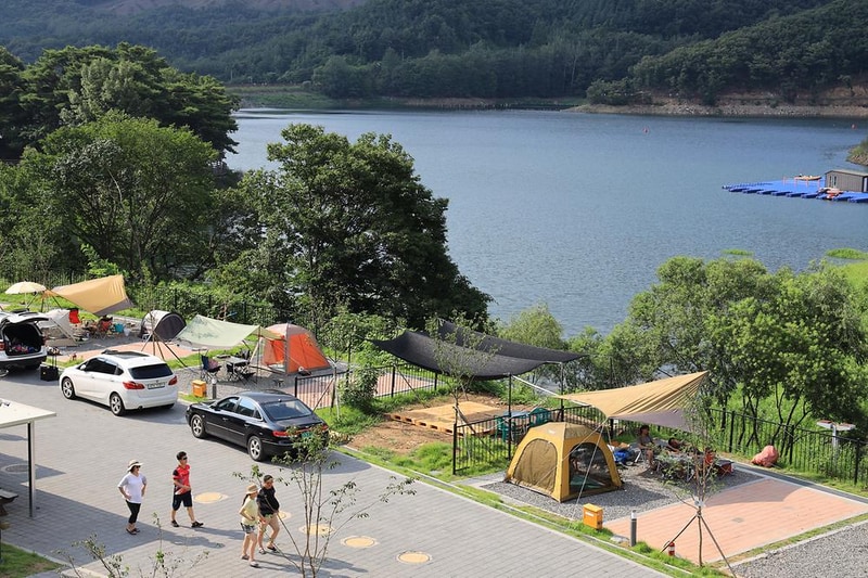 마장호수 휴 캠핑장 시설 사진 4