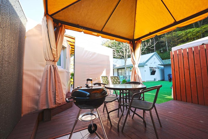 두밀 노천스파 글램핑 시설 사진 7